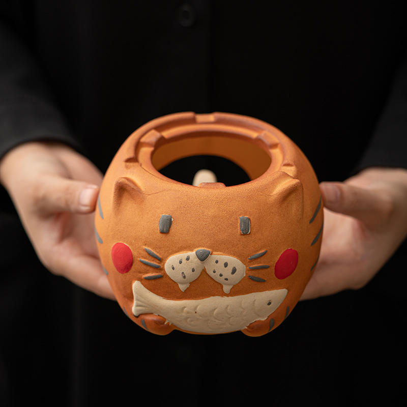 Bếp nướng trà gốm sứ Mengmao Đồ nướng trà gia dụng kiểu Nhật Đồ nướng trà thức trà Đồ nướng trà Đồ nướng trà Nến Ấm Đế trà