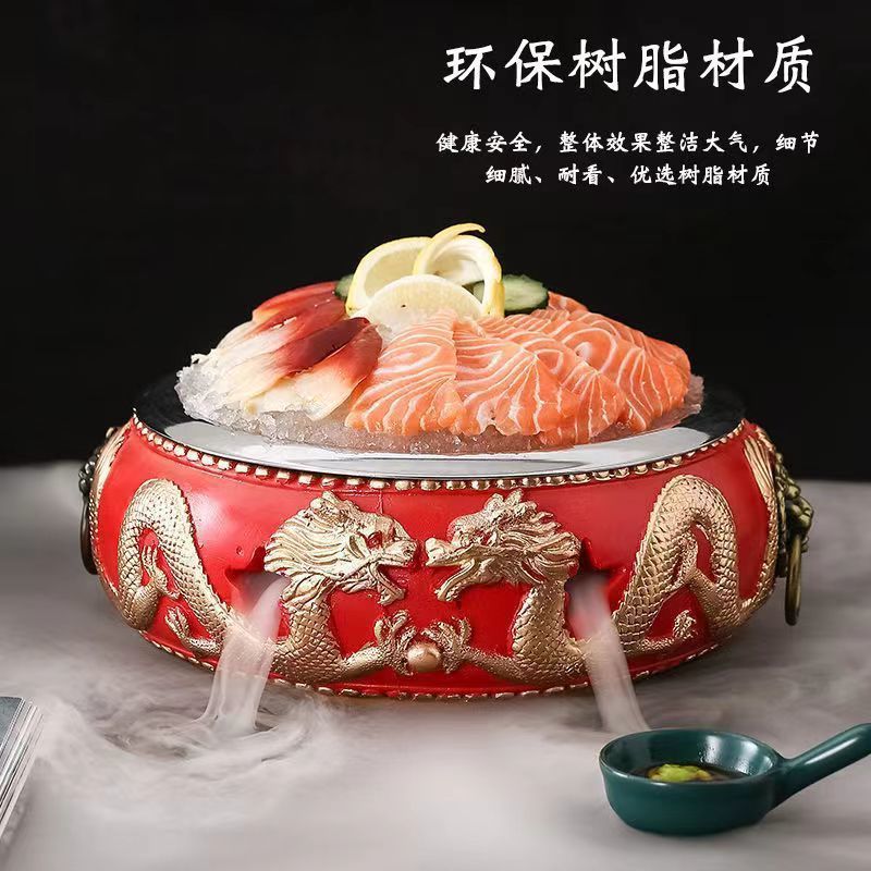 Nhà Hàng Longgu Farmhouse Món ăn quan niệm nghệ thuật Bộ đồ ăn sáng tạo Bếp cồn có thể đun nóng Bếp riêng Đĩa rau cao cấp