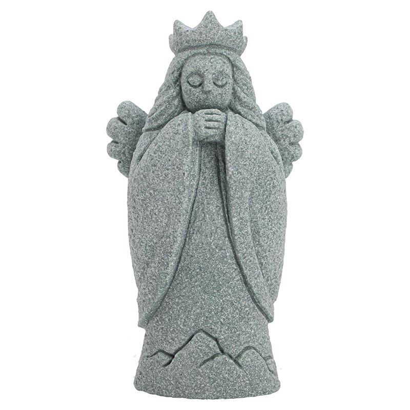 Đồ trang trí thú cưng trà nhà sáng tạo nữ thần Hailiya cát xanh, bàn trà phòng khách, đồ thủ công trang trí chơi trà nhỏ