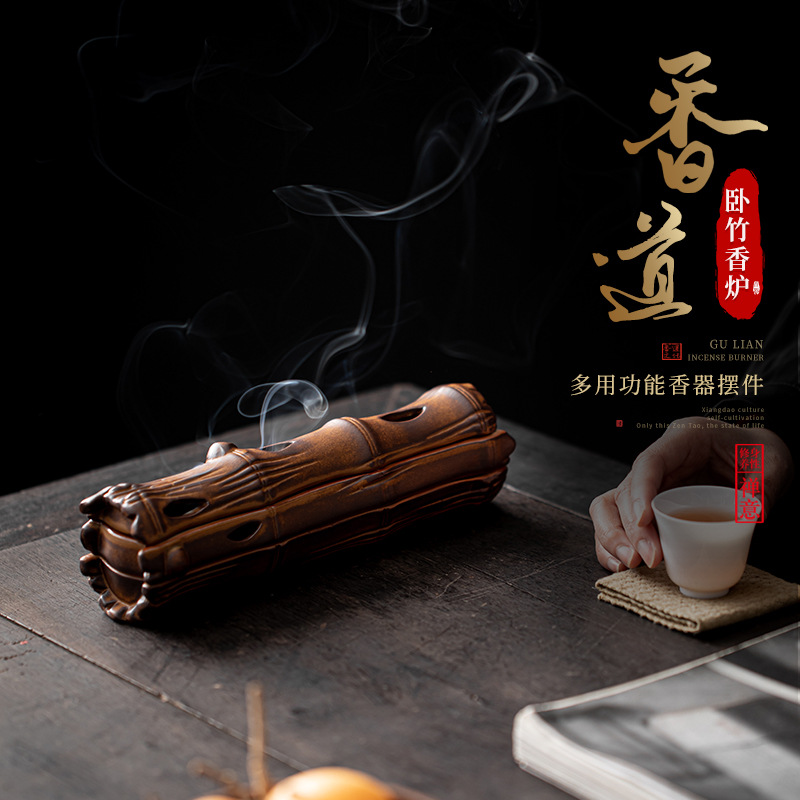 Lư Hương Tre nằm, lư hương bằng gốm, lư hương, lư hương, lư hương, lư hương, lư hương, bàn trà Thiền