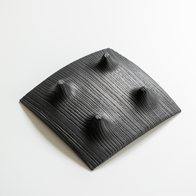 Bán buôn Bình đốt than bằng gỗ sáp trắng, Khay trà gỗ nguyên tấm phong cách Nhật Bản, khay đựng trái cây, khay đựng đồ giải khát