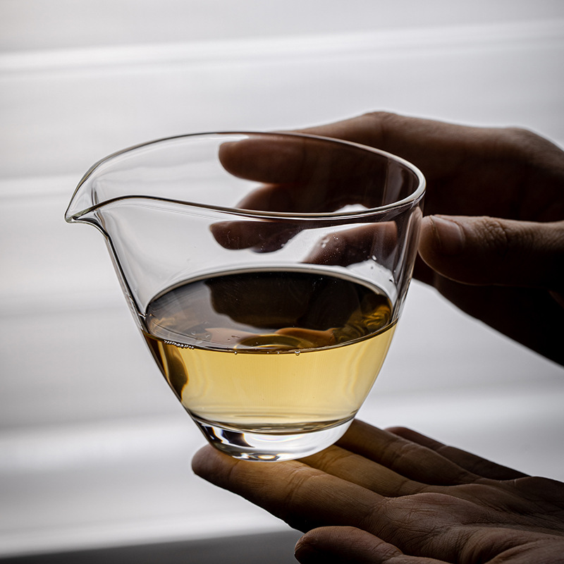 Bán buôn cốc giọt nước không do Nhật Bản cốc thủy tinh chịu nhiệt thủ công cốc đồng nhất Bộ trà Kung Fu cốc dày Biển Trà