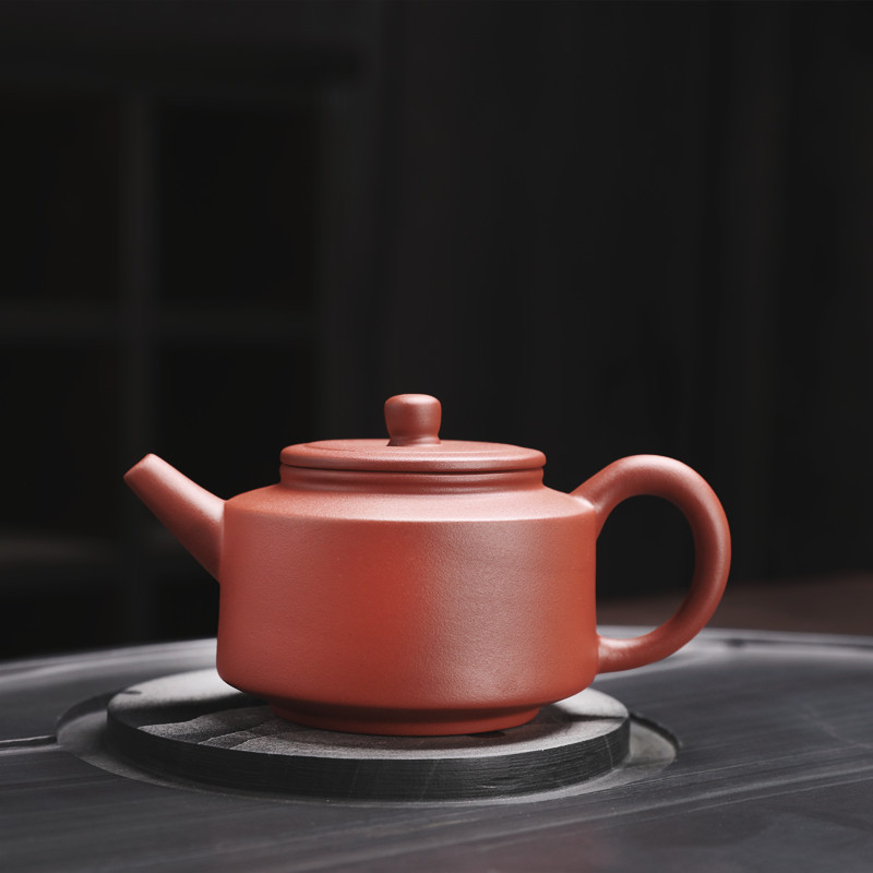 Ấm trà bằng đất sét Tím Ấm pha trà thủ công dụng cụ trà Kung Fu duy nhất có thể nuôi gia dụng ấm cầm tay Zhuni quặng thô Dezhong ấm cỡ lớn