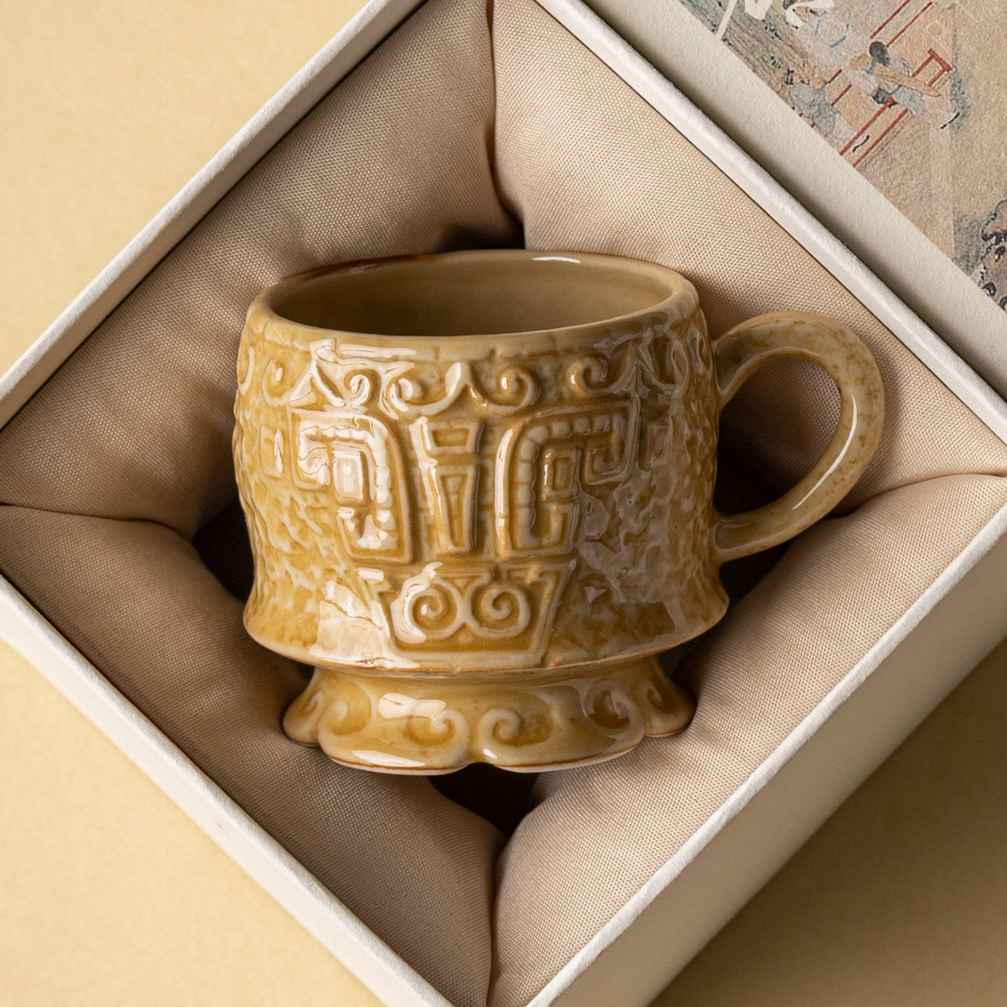 Nhà máy Yue Kiln Celadon Teac's Teacup Cốc chủ sở hữu chuyên dụng cá nhân cao cấp Cốc đơn Bộ trà Kung Fu cổ điển Cốc trà