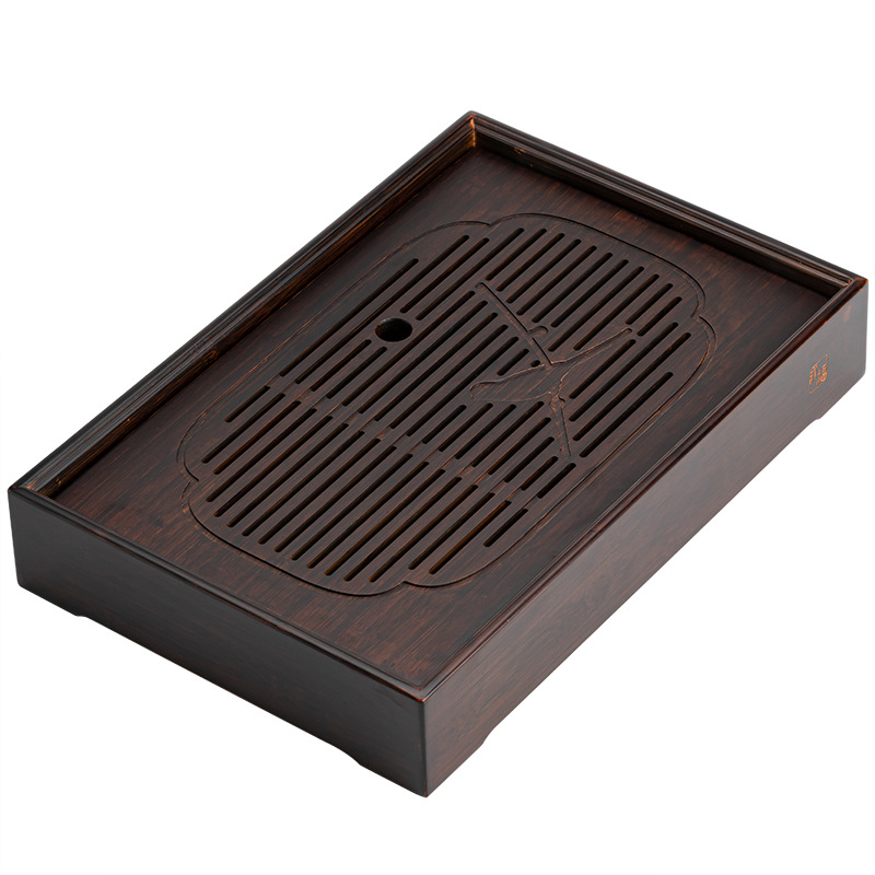 Khay trà tre núi cao Yanxi, bàn trà phòng khách cổ điển, khay pha trà hai công dụng đựng hàng cỡ lớn, vừa và nhỏ, khay pha trà khô, bàn trà