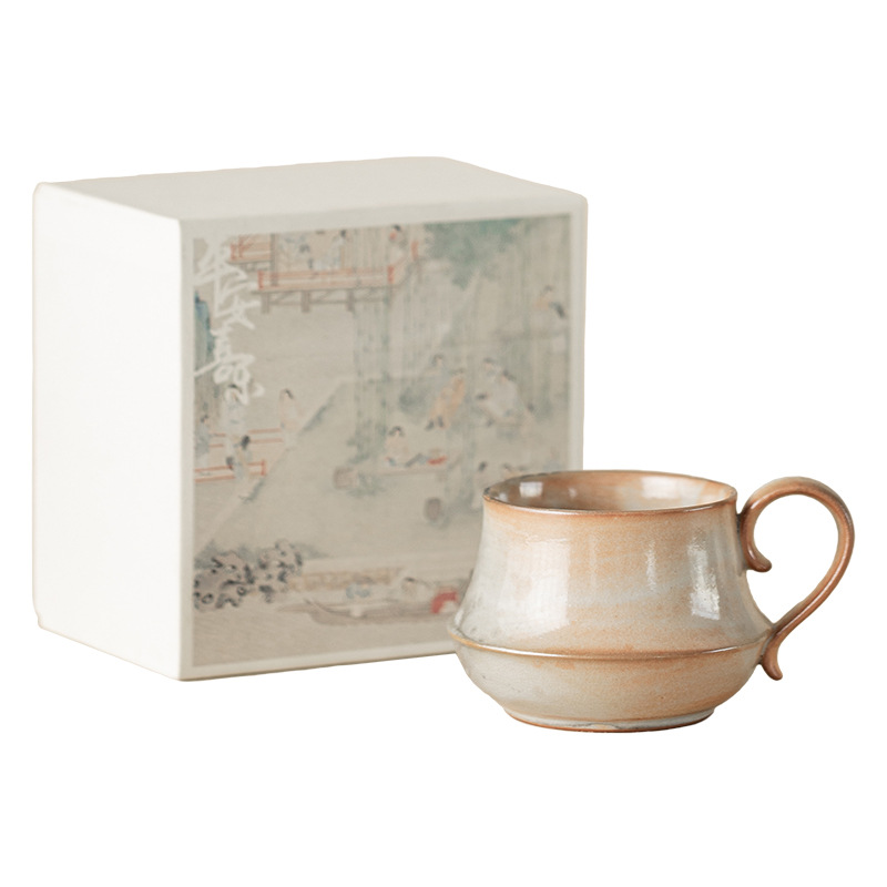 Cốc cà phê trà Shiino, cốc gốm thô văn phòng gia dụng, cốc cà phê, cốc nước cá nhân, quà tặng cho bạn bè