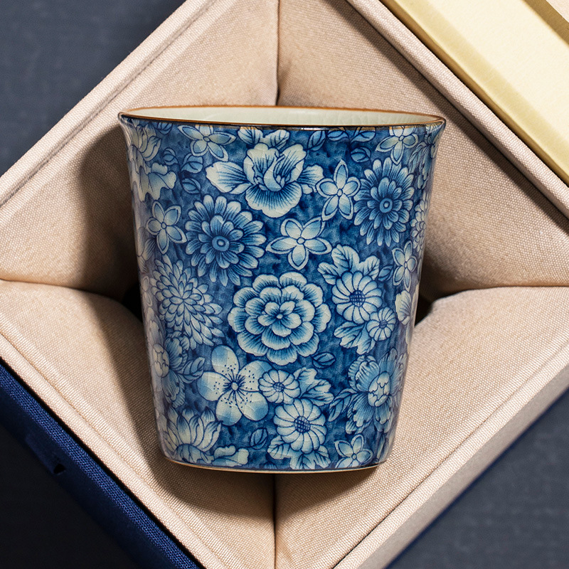 Cốc gốm xưa Wanhua Qi cốc gia dụng cao cấp tinh tế cốc chủ nhân dung tích lớn cốc trà cốc trà cốc trà