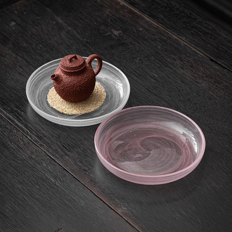 Ấm thủy tinh Yunwu, khay đựng ấm trà, Khay đựng ấm, khay đựng trà, khay đựng hoa quả tươi mát, phụ kiện Bộ trà