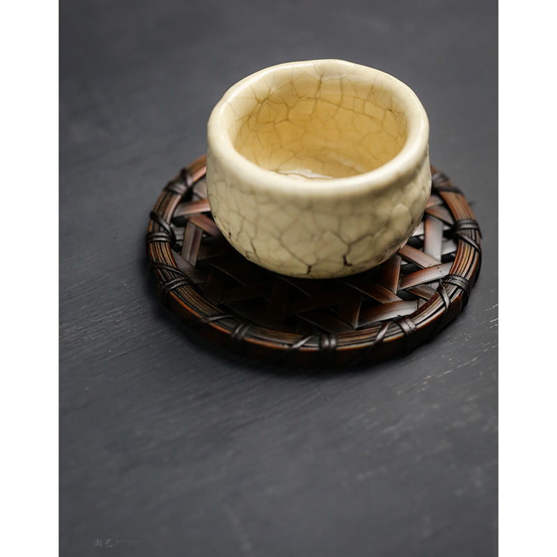 Bán buôn lót ấm tre đan thủ công lót cốc lót ấm cách nhiệt bằng tre đan Seiko Phụ kiện đựng trà ấm trà