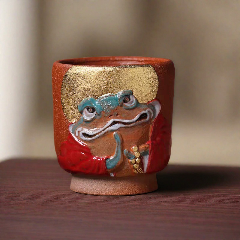 Cô Shiano màu đỏ thủ công tuyệt vời, lang băm, cốc chủ sở hữu cá nhân bằng gốm đốt củi Laicai, cốc trà Kung Fu