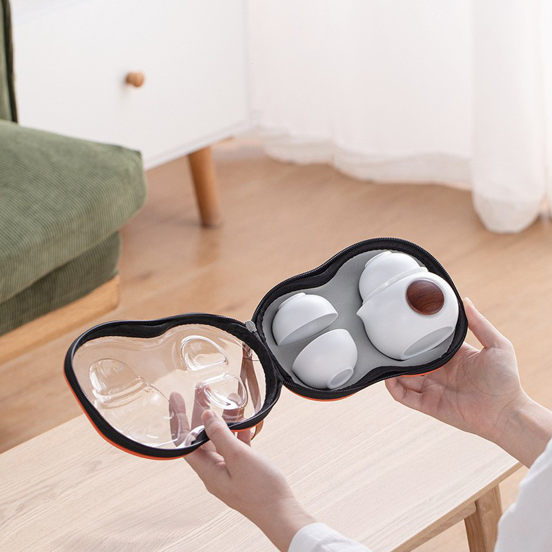 Bộ trà du lịch di động Xiaoman, bộ tách khách nhanh, bộ trà ngoài trời, ấm trà đơn giản sáng tạo