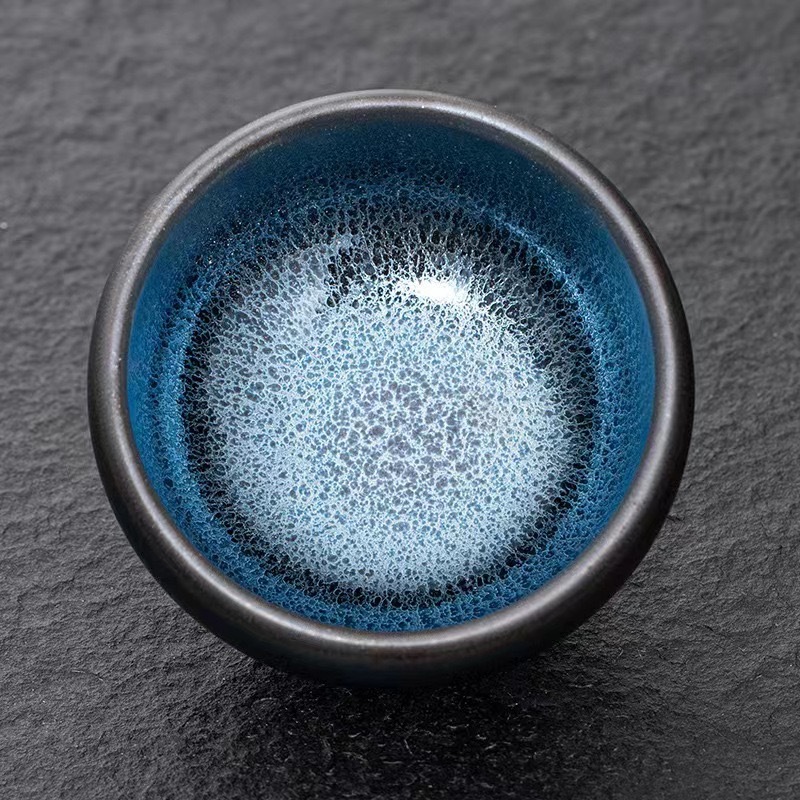 Blue Qilin Zen Cup, tách trà nổi tiếng Jianzhan, bộ trà, bộ trà, bộ trà nướng điện nhà Tống, phòng phát sóng trực tiếp của nhà máy Jianyang Shuiji