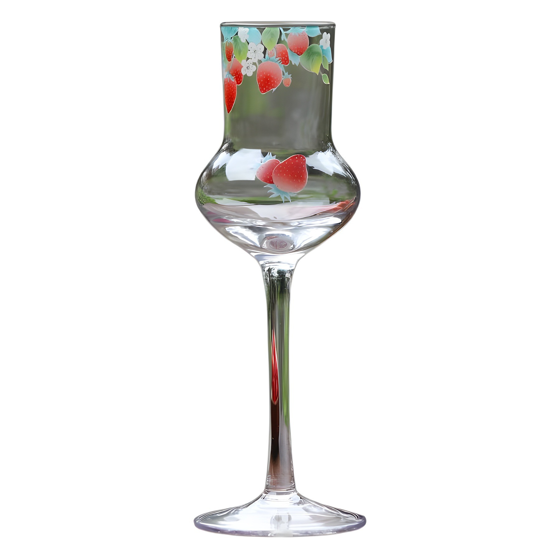 Cốc pha trà lạnh phong cách Trung Quốc mới cốc thủy tinh phòng trà nếm ly rượu cốc chân cao cốc hương thơm cốc nước trà lạnh sáng tạo cốc nước