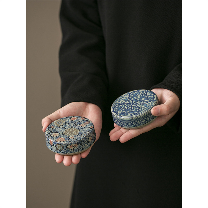 Phụ kiện bộ ấm trà Kung Fu gia dụng kiểu Nhật có nắp đậy bằng gốm sứ lò Ru