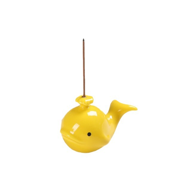 Xịt nước cá voi cá voi dễ thương dây nhang dây gốm lư hương gia dụng trong nhà lư hương đồ trang trí đáng yêu bút thú cưng trà giá đỡ đũa