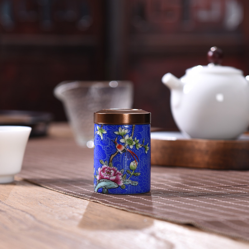 Bình trà, bình trà nhỏ, bình đựng trà bằng gốm sứ cầm tay, bán buôn bao bì trà Pu'er