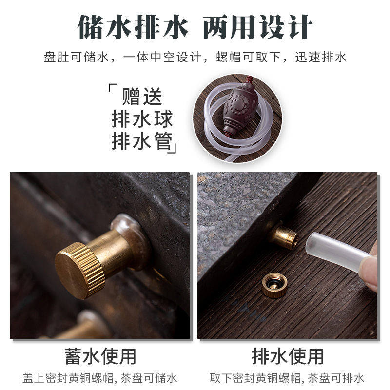 Ấm tráng men bằng sắt mạ vàng kiểu Nhật, ấm gốm thô, đệm ấm nhỏ, gốm cổ điển, trữ nước và thoát nước, giá đỡ ấm hai mục đích