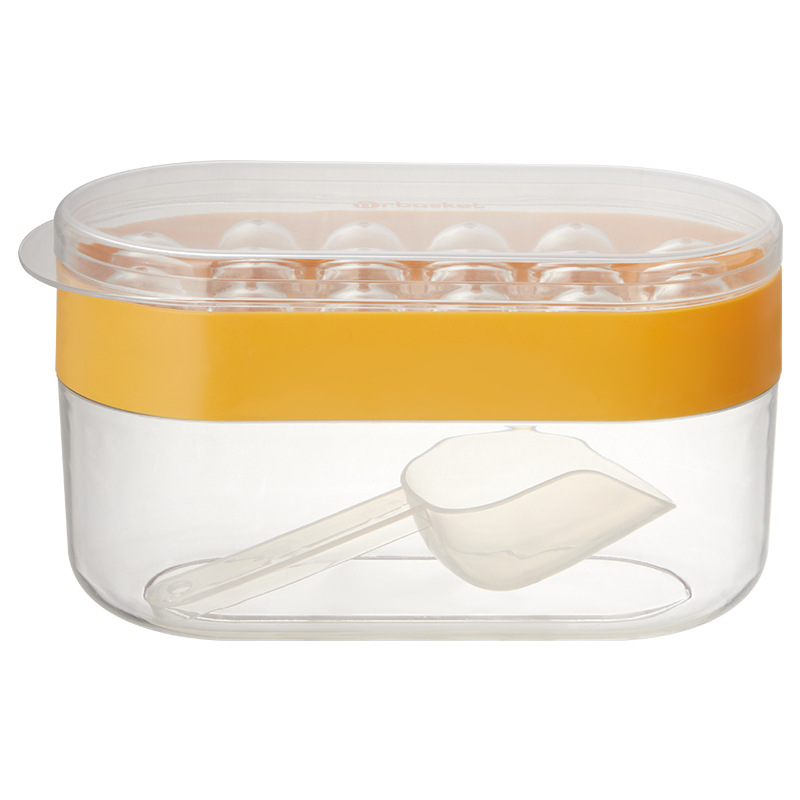 Khuôn đá viên khúc côn cầu gia dụng hình tròn hình cầu nhỏ có nắp làm đá viên hiện vật ngăn đá Silicone cấp thực phẩm