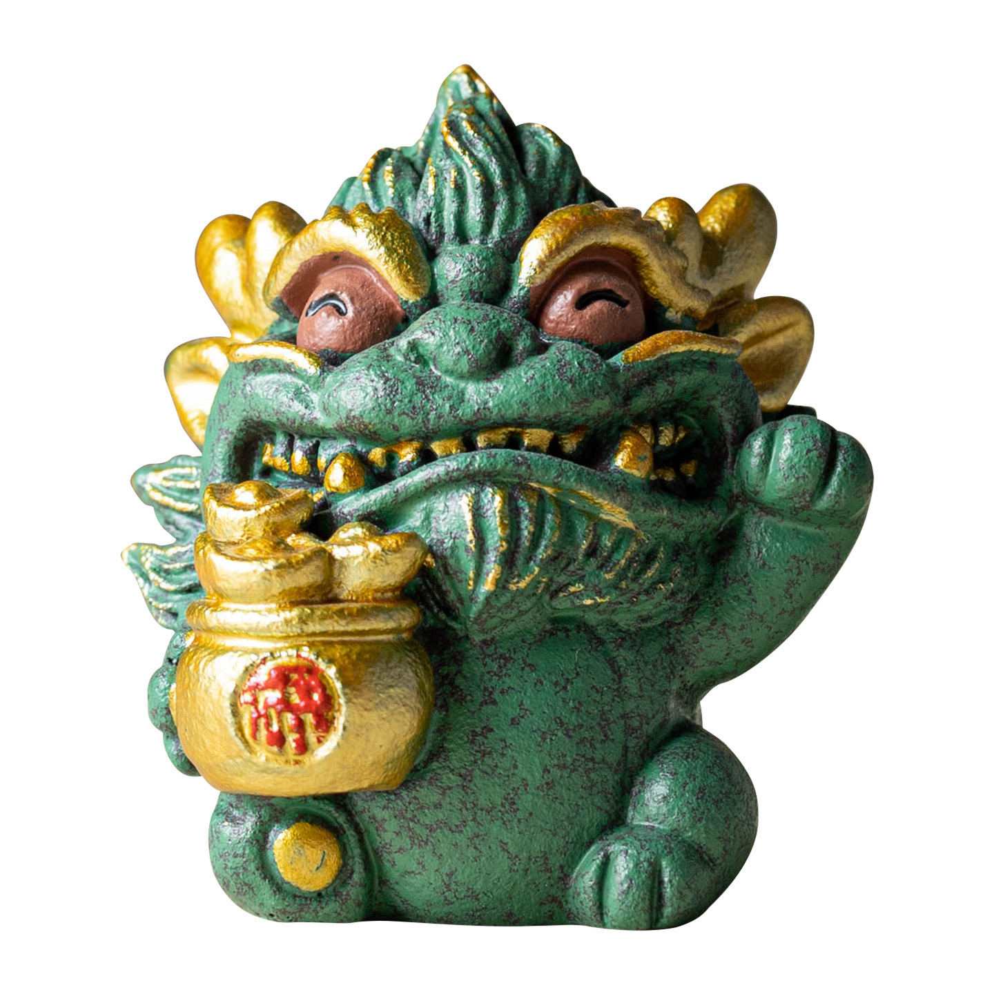 Đồ trang trí để bàn trang trí thú dễ thương màu vàng cát xanh đồ trang trí kiểu Trung Quốc sáng tạo cửa ra vào phòng làm việc nhà