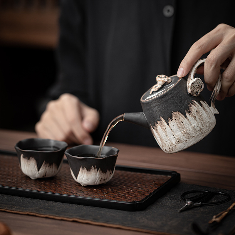 Bộ ấm trà Wabayanfu Bộ ấm trà Kung Fu Trung Quốc Bộ ấm trà quà tặng văn phòng gia dụng