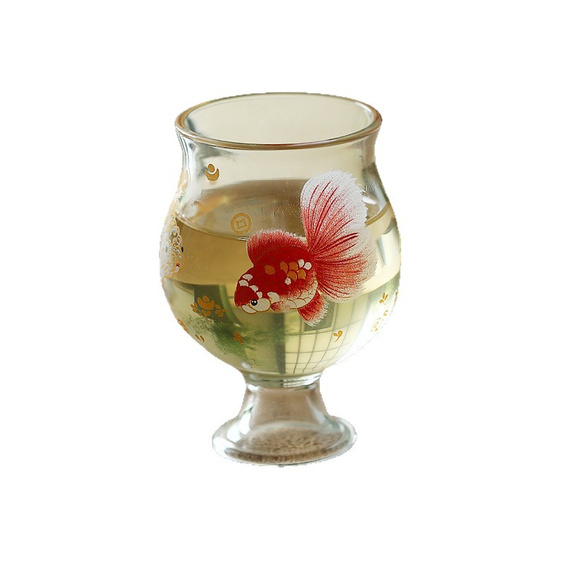 Ly thủy tinh nhỏ trong suốt cao cấp, chất liệu thủy tinh borosilicat cao, có đế cao, ly chính dùng để nếm trà xanh, ly đơn.