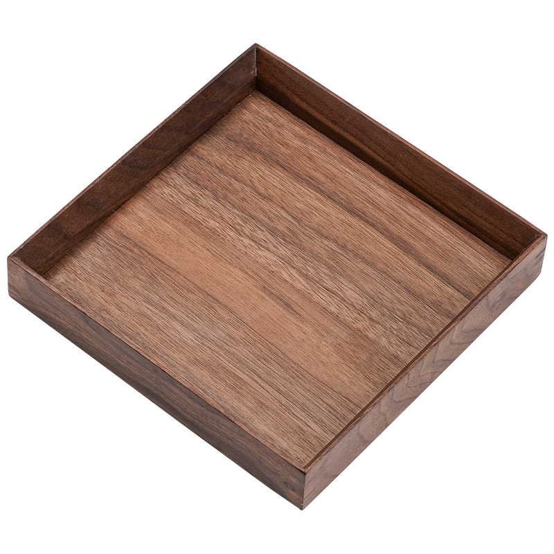 Khay Gỗ Óc Chó Bắc Mỹ Khay bánh mì sữa khay ăn sáng Bộ trà Kung Fu đơn giản khay trà khay khách sạn