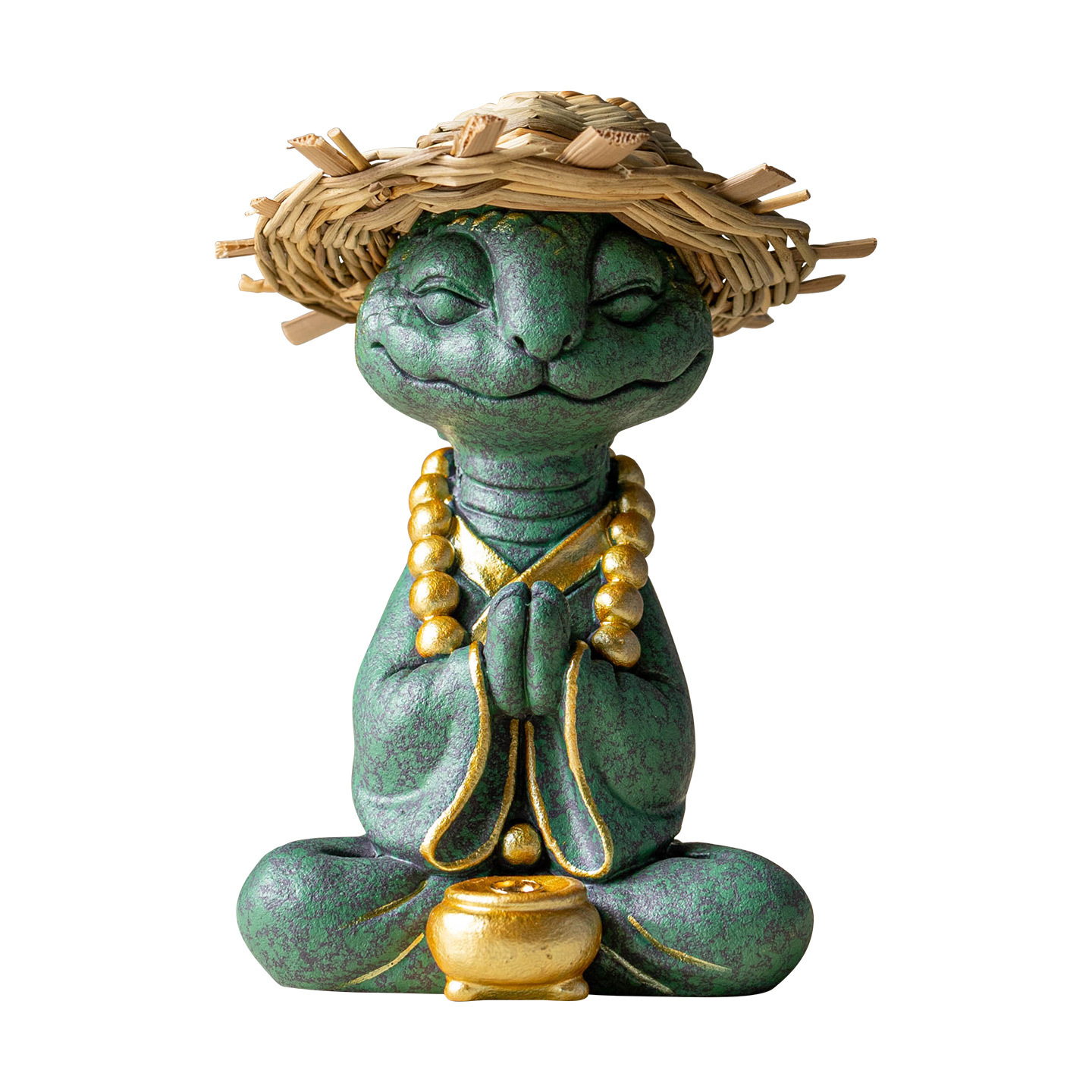 Phong cách Trung Quốc đá sa thạch xanh thu hút tài lộc trang trí văn phòng trang trí máy tính để bàn rắn thiền trà nhà đồ chơi trà thú cưng cầm tay