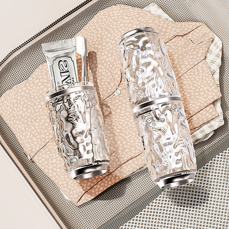 Cốc vệ sinh Du Lịch Mẫu sông băng, bàn chải đánh răng, kem đánh răng, Cốc thiết bị nha khoa, Bộ Lưu trữ bình răng di động, cốc súc miệng du lịch