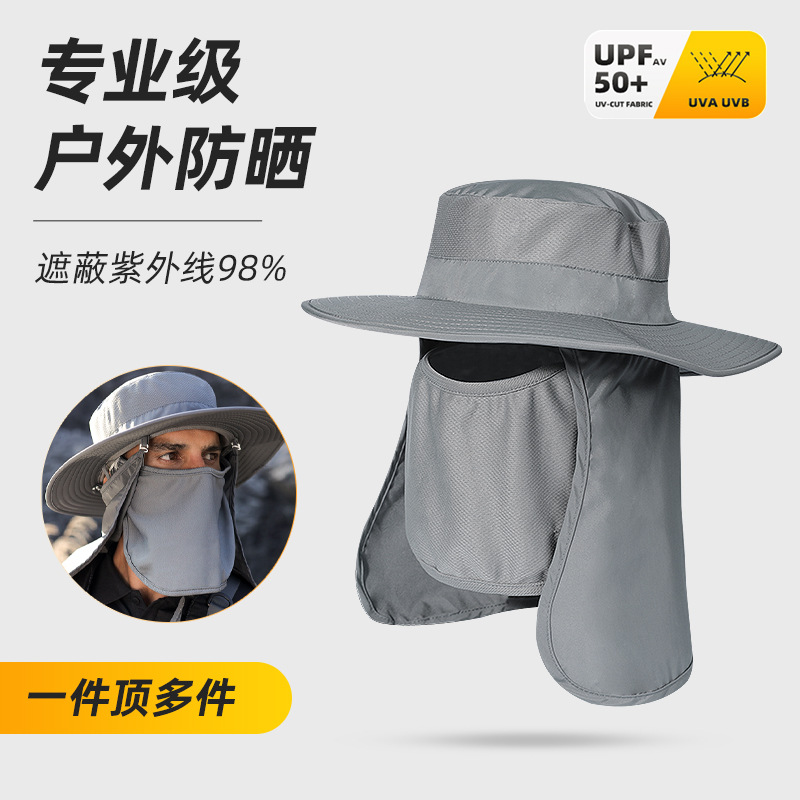Mũ Mũ chống nắng chống tia cực tím Câu Cá Mùa hè cho nam Mũ Chống Nắng Mũ ngư dân Chống Nắng Mũ chống nắng ngoài trời