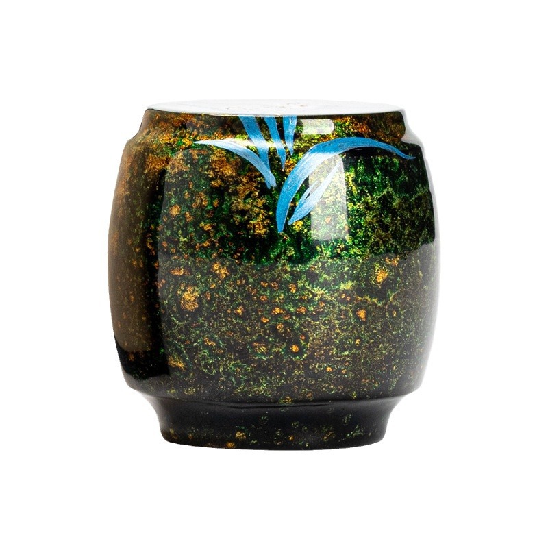 Bán buôn sơn mài lớn vẽ tay nắp nắp sơn mài thủ công nắp nắp nắp nắp nắp nắp nắp phụ kiện trà đạo