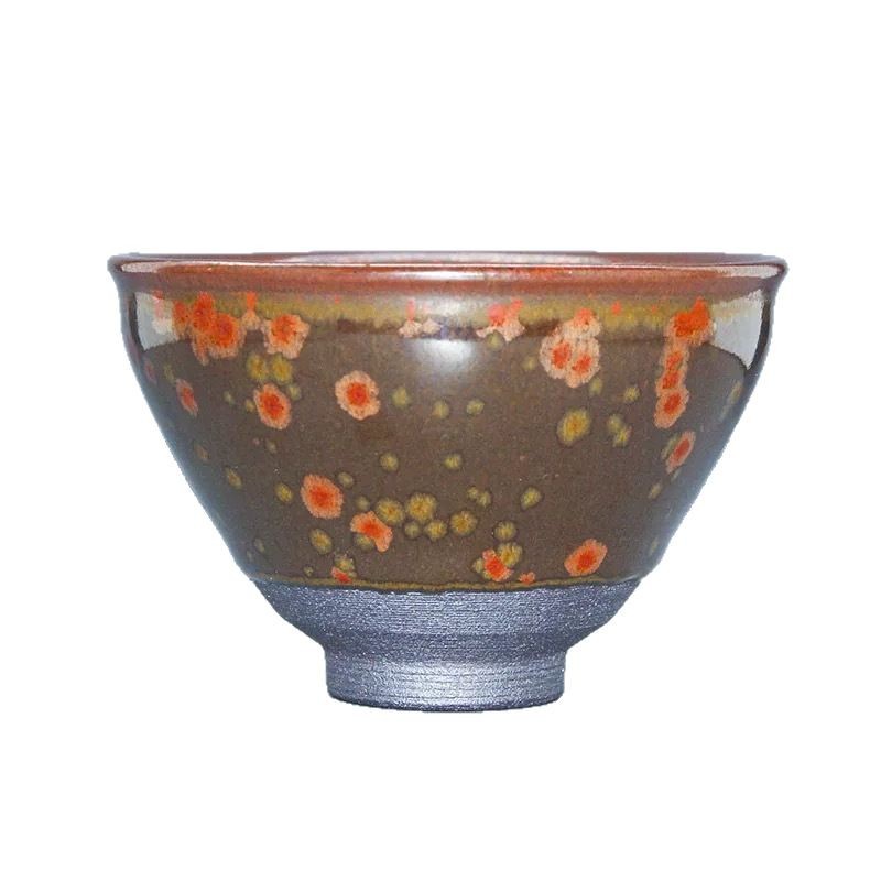 Jianyang Jianzhan Xie Yiwang Fire Phoenix Shukou Cup Jianyao Tea Cup Handmade Phôi Master Cup Kung Fu Bộ trà