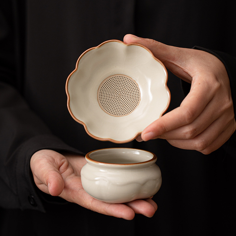 Bộ lọc lọc trà gốm sứ gia dụng nhóm lọc trà gốm sứ gia dụng