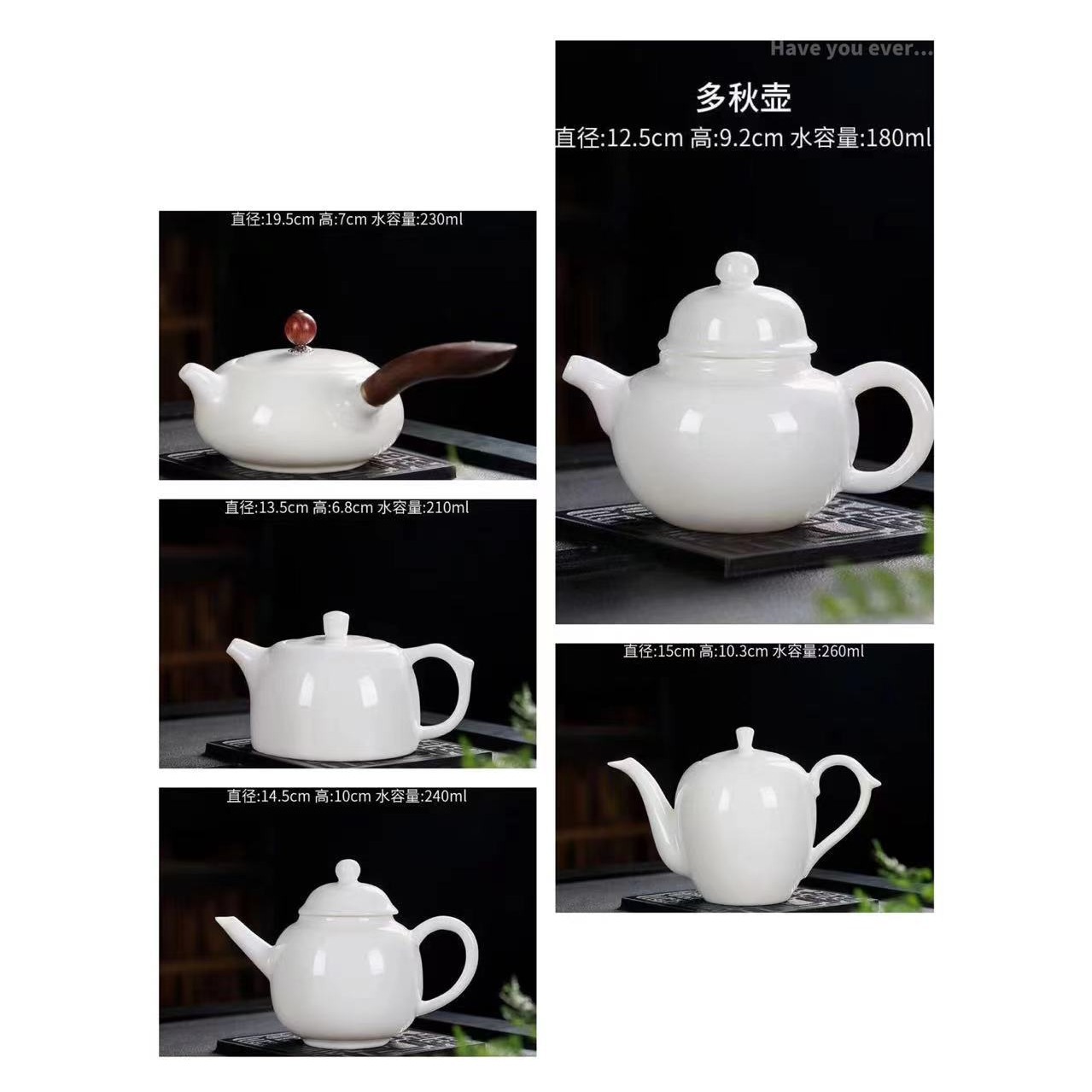 Ấm trà sứ Xishi, bộ lọc trà bằng gốm sứ cao cấp Dehua Sheep Fat Jade, có lỗ lọc bi, ấm đơn, phong cách Kung Fu.