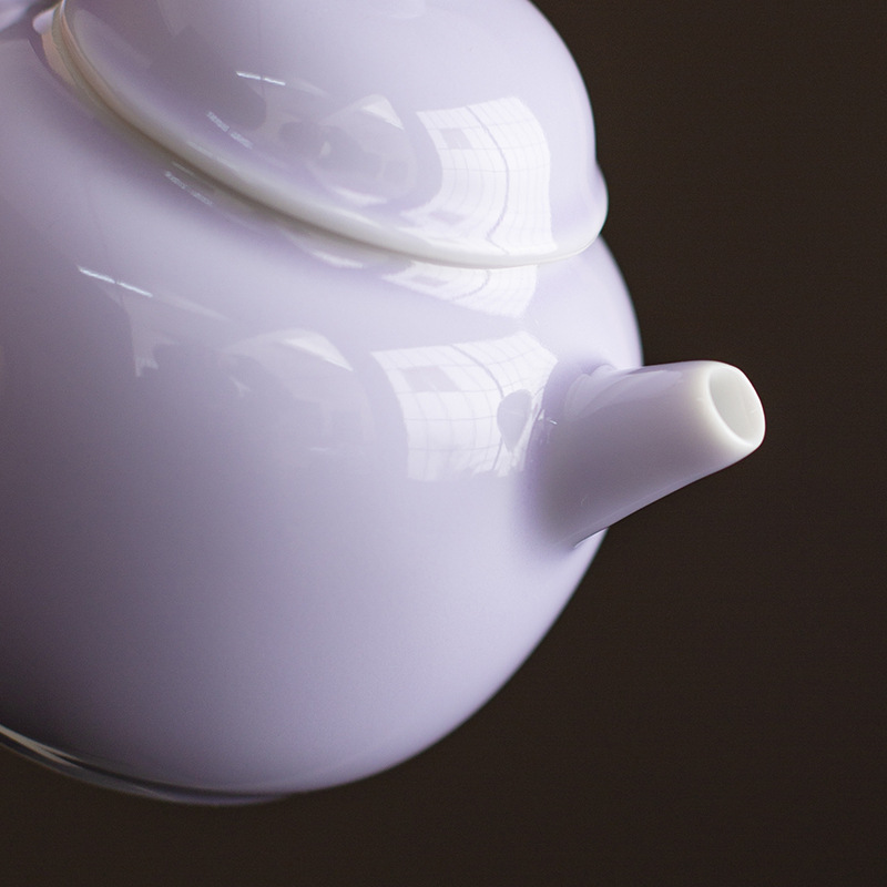 Ấm trà tím hoa oải hương ấm pha trà có dây lọc gốm chống bỏng gia dụng ấm trà bộ dụng cụ pha trà Kung Fu một người