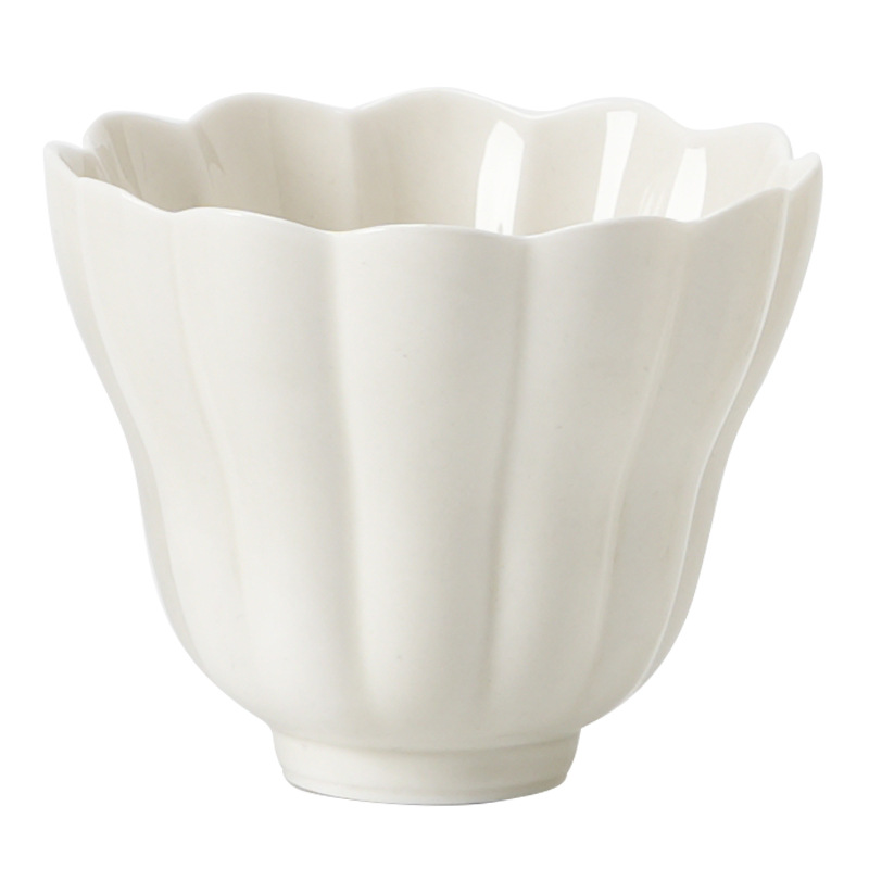 Cốc chủ nhân ren xám thực vật cốc đơn cốc uống trà gốm sứ dụng cụ trà kungfu Trung Quốc cốc trà thơm cốc trà đơn giản