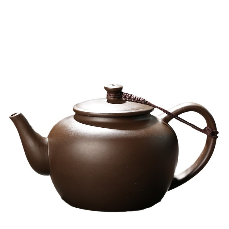Ấm trà tử sa Nghi Hưng ấm trà đơn dung tích lớn ấm trà lớn dụng cụ pha trà Kung Fu lỗ bóng ấm trà Xi Shi gia dụng