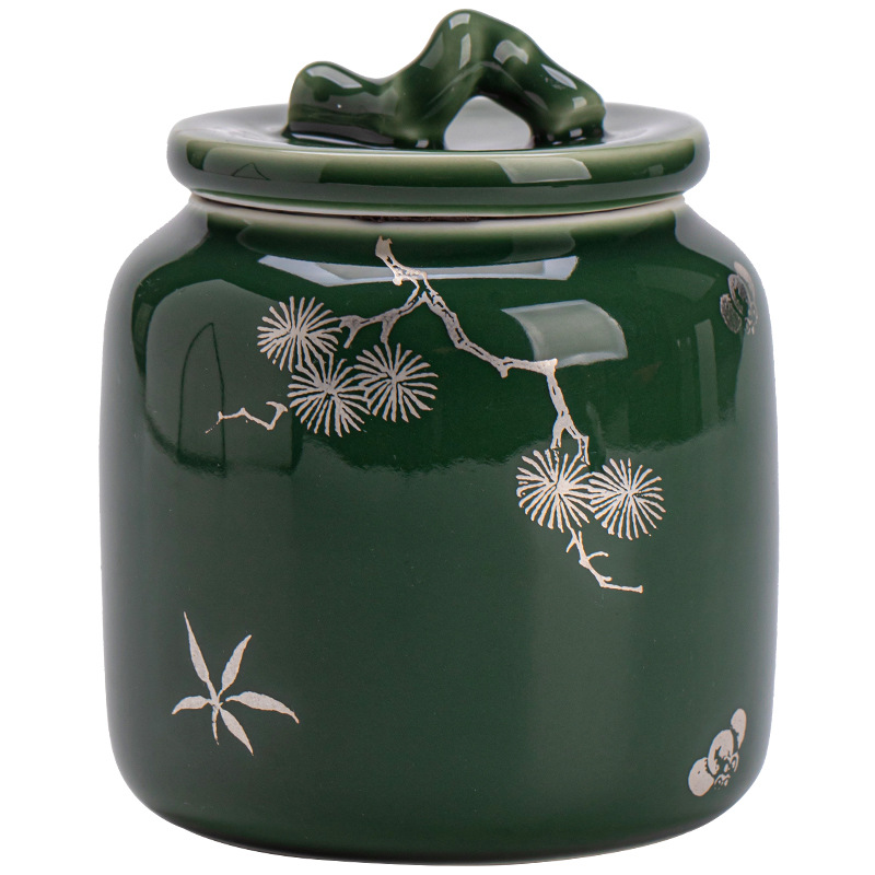 Hộp đựng trà men tre xanh kiểu Nhật, hộp đựng trà mini đựng trà du lịch xách tay