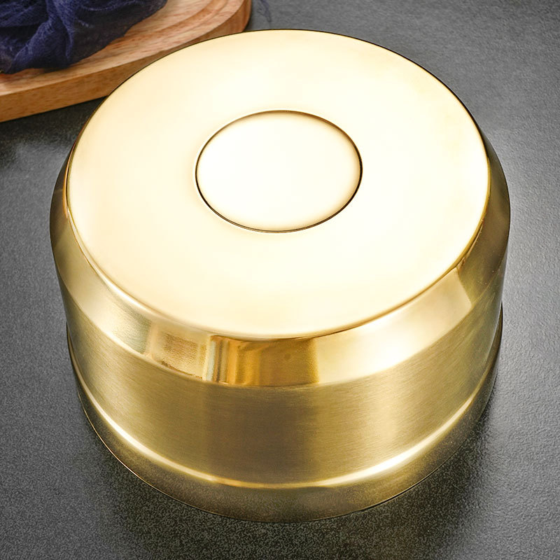 Thố đựng cơm nóng giữ nhiệt ~2.5L để bàn ăn phục vụ nhà hàng PBCP38 inox 2 lớp