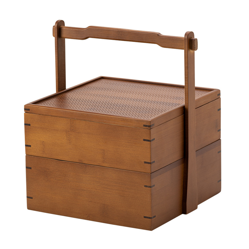 Hộp đựng giỏ đựng bằng tre, cốc trà đạo đa năng cầm tay, tủ đựng trà để bàn, phụ kiện Bộ trà Kung Fu