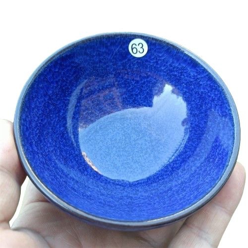Tách trà Jianyao Jianzhan miệng phẳng và tách chủ băng nứt biến thành tách trà khi tiếp xúc với nước, tách thủ công bằng sắt tráng men khoáng nguyên bản