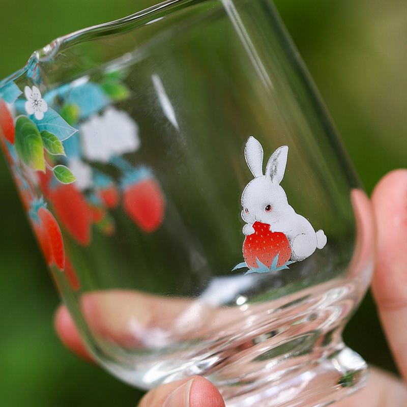 Cốc công bằng thủy tinh Bộ tách trà dày tươi mát cốc công bộ trà thủy tinh chịu nhiệt kiểu Trung Quốc Phụ Kiện Bộ trà gia dụng cao cấp