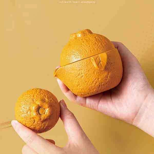 Bộ trà du lịch cốc Juju Daji Dali Kuaike Bộ trà di động ngoài trời Bộ trà sáng tạo sinh học Seiko