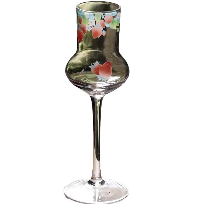 Bộ sưu tập dòng sản phẩm kính dâu tây 2024, đề can thủ công, bát nắp chịu nhiệt độ cao borosilicate, cốc trà, cốc trà, bộ trà