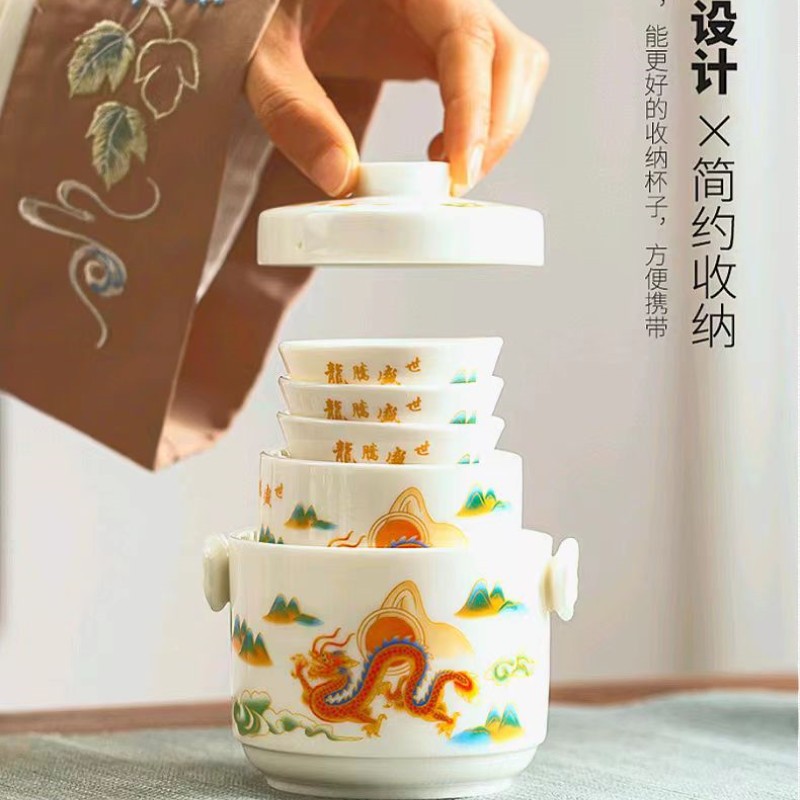 Bộ quà tặng sự kiện ngày lễ khác nhau Bộ Trà Ngọc cừu sang trọng nhẹ phong cách quốc gia bán buôn logo in phong cách
