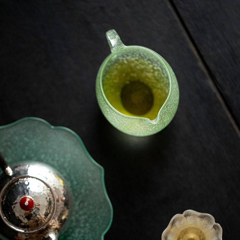 Bộ trà Kung Fu tráng men cổ đại, phụ kiện bộ trà, thiết bị pha trà cao cấp, thương hiệu Yushantang, cốc công bằng