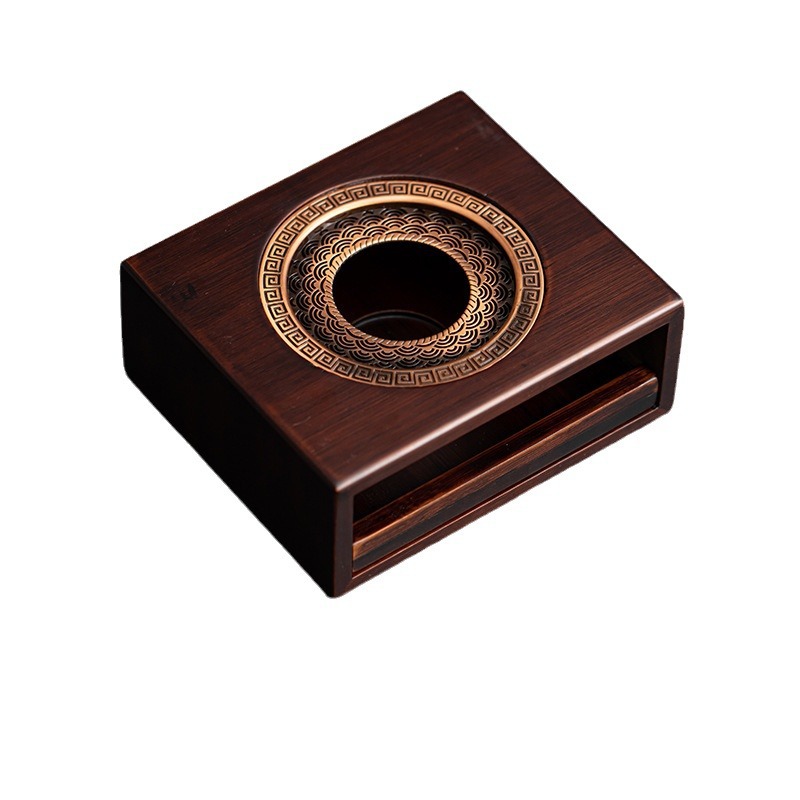 Bán buôn bếp trà ấm bằng tre đế nến sưởi ấm bàn trà gia dụng ấm trà cốc công dụng cụ ấm trà Phụ Kiện Bộ trà Kung Fu