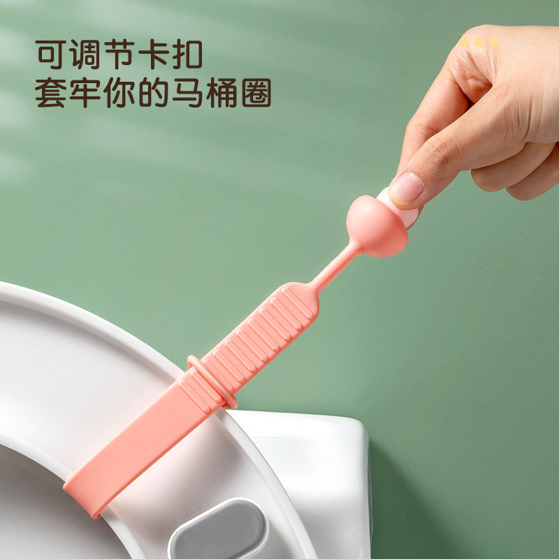 Máy nâng nắp bồn cầu Máy nâng nắp bồn cầu sáng tạo Tay cầm chống bẩn Tay cầm bồn cầu Máy mở nắp bồn cầu