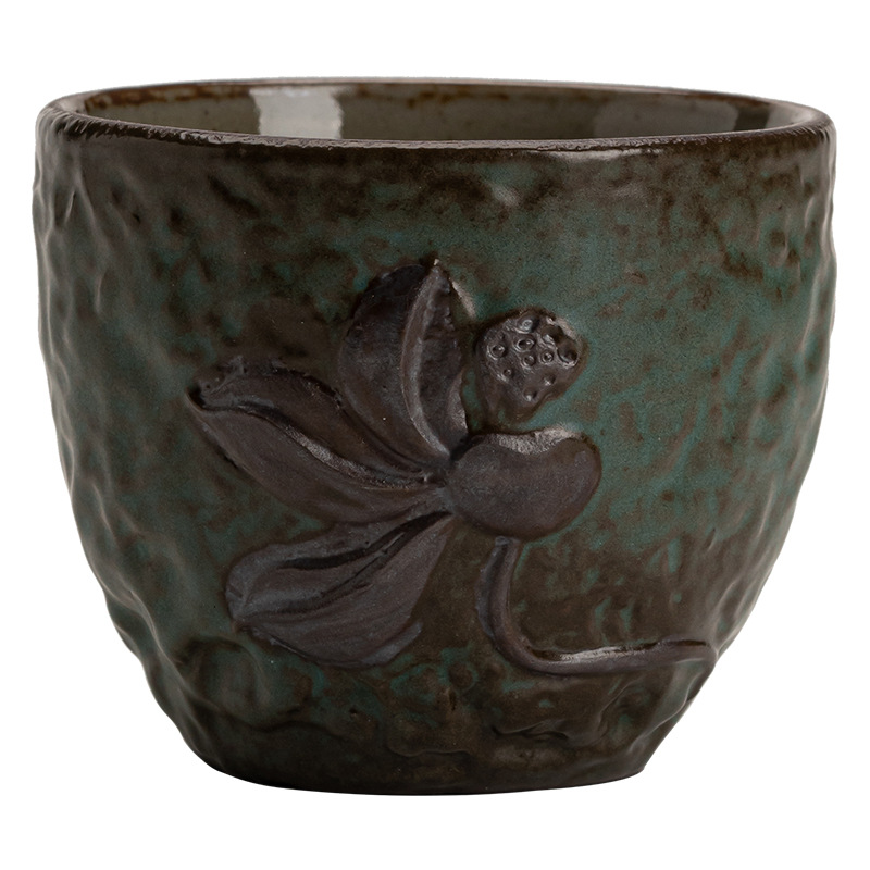 Cốc chủ lò làm thủ công Nhật Bản, cốc chủ nhân Qingye, bộ trà Kung Fu gốm sứ gia dụng cổ điển, cốc trà, cốc hương thơm