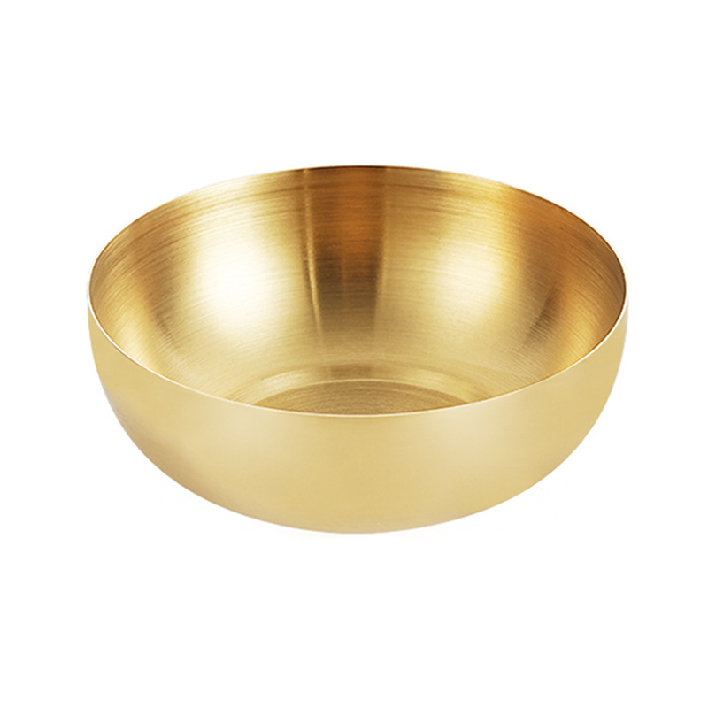 Bát kim chi, bát cơm mạ vàng, bát canh, chén sốt một lớp, chén gia vị PBCP21 inox 304