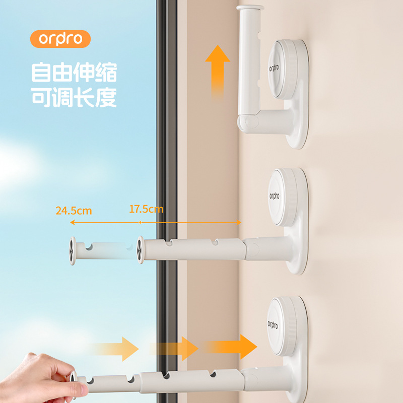 Móc treo quần áo ban công hút chân không, tiện dụng, không cần khoan, đa năng, móc treo quần áo thu gọn, giá để đồ tường
